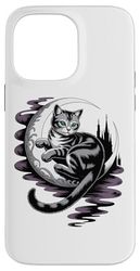 Crescent Moon American Shorthair Case for iPhone 14 Pro Max