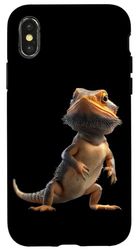 Drago Barbuto Lucertola Rettili Drago Barbuto Carini Draghi Custodia per iPhone X/XS