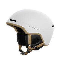 POC Obex Pure Lichte en veilige ski- en snowboardhelm voor optimale bescherming op en buiten de piste, Hydrogen White/Aragonite Brown Mat, XL-XXL (59-62cm)