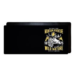 Bonamaison, Rectangle Digital Printed Gaming Mouse Pad for Gamers, Non-Slip Base, for Office and Home, Single Player Games L, Size:90 x 40 cm