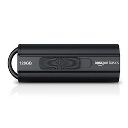 Amazon Basics 128 GB Clé USB 3.1, vitesse de lecture maximale de 130 Mo/s, Noir