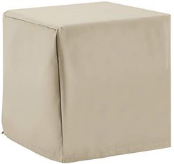 Crosley Furniture CO7504-TA tungt förstärkt vinyl utomhus bord skydd, brun