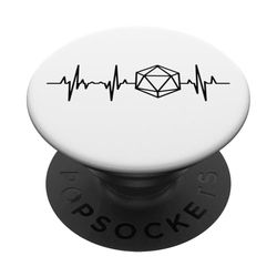 Ritmo cardíaco RPG de sobremesa PopSockets PopGrip Adhesivo