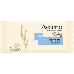 Aveeno Baby Daily Care Lingettes à l'extrait d'avoine et d'aloès, 72 lingettes