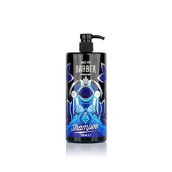 barber marmara Shampoing à la kératine pour homme - 1150 ml - Shampooing pour coiffeur - Réduit la perte de cheveux - Sans silicone ni sel - Pour tous les types de cheveux