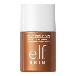 e.l.f. SKIN Bronzing Drops, bronzer liquido per viso e corpo, crea un glow abbronzato, infuso con vitamina E, prodotto vegano e non testato sugli animali, Rose Gold