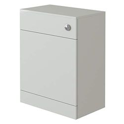 Linx BTW Back to Wall WC Toilet High Gloss White Bathroom Furniture Concealed Cistern Cabinet Unit - 600 x 300mm