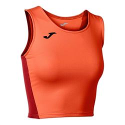 Joma Haut R-Winner T-Shirt, Orange Fluo-Noir, XL Femme