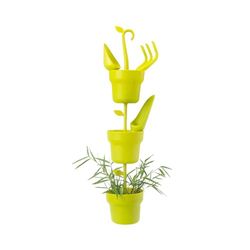 Zendea Tris di Vasi Portapiante Rotondo Vedre Appendibili - Realizzati in Plastica Resistente Sono Ideali per Coltivare Piante, Fiori o Erbe Aromatiche - con Sistema di Drenaggio Integrato