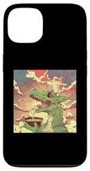 Dragon mangia zuppa di noodle, Giappone, ramen Custodia per iPhone 13