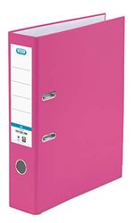 Archivador de palanca elba carton forrado pvc con rado top folio lomo 80 mm rosa