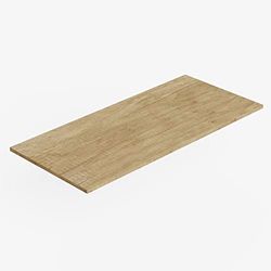 Baikal Encimera de Madera para Baño, en Melamina 16mm. Tablero para Mesa. Varios Acabados y Medidas. Combinable con Cualquier Mueble Modular Encimera de Madera 1,6cm 100 cm Nature