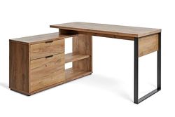 Jahnke Loop C 150 E Noyau Bureau, d'ingénierie Matériau : Bois Fer Mélamine, Chêne Core/Anthracite, Taille Unique