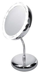ADLER Led-spiegel, verstelbare hoek, 3-voudige vergroting