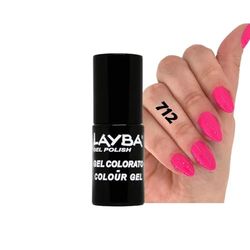 Layba Gel Polish - semipermanent nail polish n. 712 araminta