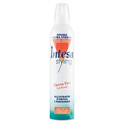 INTESA STYLING espuma extra fuerte que reaviva los rizos, con extracto de Ortiga y Pantenol, 300 mL