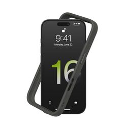 RHINOSHIELD Bumperhoesje compatibel met [iPhone 16 Pro Max] | CrashGuard - schokabsorberend slank ontwerp beschermhoes 3,5 m valbescherming - grafiet