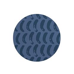 Questo Casa, Ronde digitaal bedrukte muismat, antislip onderkant, voor kantoor en thuis, diameter: 22 cm
