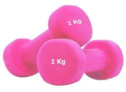 G5 HT SPORT Halters O halters van neopreen voor sportschool en home gym antislip van 0,5 tot 6 kg paar of afzonderlijk (2 x 1 kg)