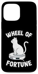 Wheel Of Fortune Robot Vacuum Cleaner Funny Cat Case for iPhone 13 Pro Max
