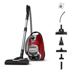 Rowenta Silence Force Effitech Aspirador con Bolsa, Rojo