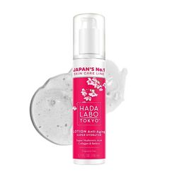 Hada Labo Tokyo ansiktslotion kvinnor med kollagen och hyaluronsyra 150 ml – ansiktslotion dam med retinol – effektiv ansiktslotion kvinnor för mogen hud 40+ – anti-rynk ansiktsserum