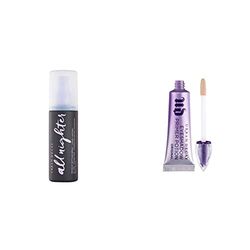 Urban Decay All Nighter Makeup Setting Spray, Long-Lasting Fixing Spray for Face, Vegan & Oil-free Formula*, 118ml & Eyeshadow Primer Potion for Makeup, Vegan Formula*, Shade: Original, 10ml