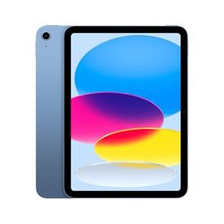 Apple iPad z czipem A16: wyświetlacz Liquid Retina 11 cali, 512 GB, Wi‑Fi 6, przednia kamera 12 MP/tylny aparat 12 MP, Touch ID, bateria na cały dzień – niebieski