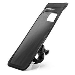 meteor Fietshouder voor mobiele telefoon, waterdicht, fietshouder, fietstas, stuurhouder, fietsstuur, mobiele telefoonhouder, fietsstuurhouder, max. 6 inch smartphone