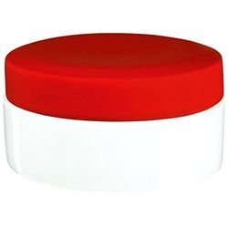 ASA 46222/019 Beauty puderdose, diamètre 10 cm, Hauteur 5 cm (Rouge)