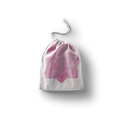 Bonamaison Printed Cotton Produce Bag with Drawstring, Reusable Grocery Bag, Biodegradable Eco-Friendly Bags, Travel Pouch, Sachet Bags, Shopping Bag, Eco Friendly, Foldable, Size: 40x50 Cm