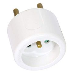 Adapter mannelijk, 20 A, vrouwelijk, 16 A, wit