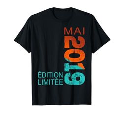 Le Mois De Mai 2019 Año 2019 Retro 2019 Millésime 2019 Camiseta