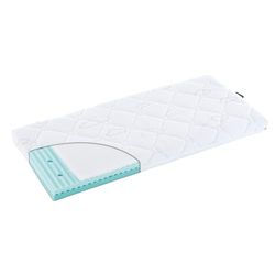 Träumeland Air Lit d'appoint carré 55 x 90 x 7 cm pour bébé, Respirant, certifié Öko-Tex 100, Doux pour la Peau, Convient aux Personnes allergiques, fabriqué en Autriche