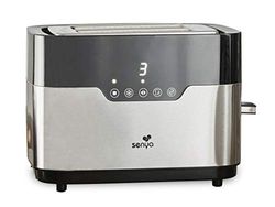 Senya Tosta-pane Inox Smart Toaster, 2 ampie aperture, Comandi tattili
