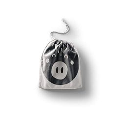 Bonamaison Printed Cotton Produce Bag with Drawstring, Reusable Grocery Bag, Biodegradable Eco-Friendly Bags, Travel Pouch, Sachet Bags, Shopping Bag, Eco Friendly, Foldable, Size: 40x50 cm
