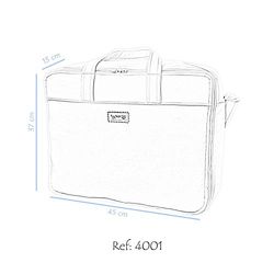 Rosy Fuentes Bolso de maternidad -Maleta clinica grande - Elegante y con Gran capacidad 0-azul empolvado