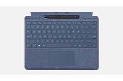 Microsoft Surface Keyboard Signature Keyboard Blu zaffiro + Pennino Superficie Slim Pen 2, Compatibile con Surface Pro 8, Pro 9 e Pro X (Clavier AZERTY)