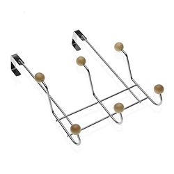 BigBuy Home Coat Rack for Doors Sis Polypropylene Iron (5 x 28.5 x 21 cm)