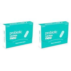 NEO - PROBIOTIC LACTASA 15 capsulas | Probiótico Natural a Base de Lactasa | Sin alérgenos, sin GMO, sin nanomateriales | Tomar 1 para prevenir molestias por Lactosa (Paquete de 2)