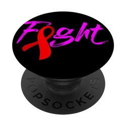 Atención de concienciación sobre el cáncer - Lucha contra el cáncer PopSockets PopGrip Intercambiable