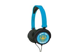 LEXIBOOK LEXIBOOK-HP017BLH Made for Heroes Cuffie Stereo Football, Alimentazione a Misura di Bambino, Pieghevole e Regolabile, Blu, HP017BLH, Colore Blue