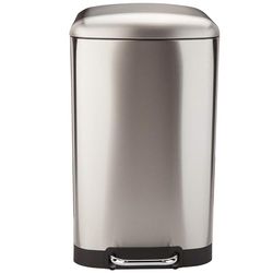 Poubelle à pédale 40L GREENWICH Inox