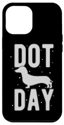 iPhone 15 Pro Max Dot Day Dachshund Dog Dot-style Artwork Art Artist Collector Case