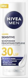 NIVEA MEN Sensitive skyddande fuktkräm SPF 30, intensiv ansiktsvård för män med vitamin PRO-komplex och antioxidanter, lätt ansiktskräm med solskydd (50 ml)