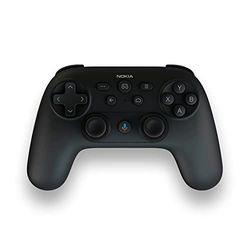 Nokia Bluetooth Game Controller med stekkontroll- Gamepad med Google Assistant, Joystick, Fjärrkontroll för Android TV och streamingenheter. Vibrationsfeedback i realtid, USB-C-laddningsport