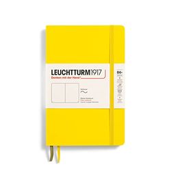 LEUCHTTURM1917 Libretas de notas Paperback (B6+), Tapas blandas, 123 págninas numeradas, Liso, Limón