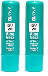 Ejove Bálsamo Labial de Aloe Vera SPF20 4gr (Paquete de 2)