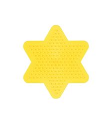 Hama- Loisir Créatif Midi Plaque Petite Étoile Jaune, 270-03