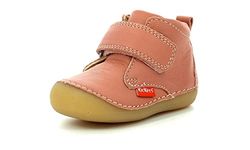 Kickers Tackland-584348-10-132, Unisex Babies’ Walking Boots, Pink (Rose Antique Perm 132), 4 Child UK (20 EU)